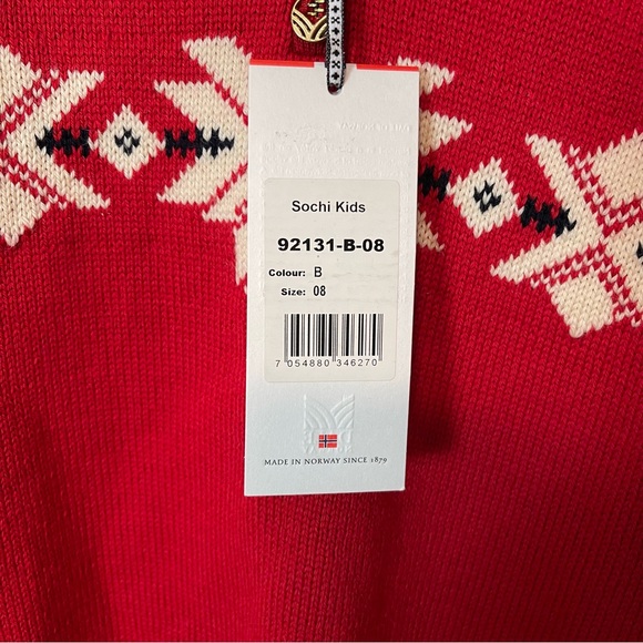Dale of Norway Wool Sweater Kids Size 8 - Picture 3 of 5